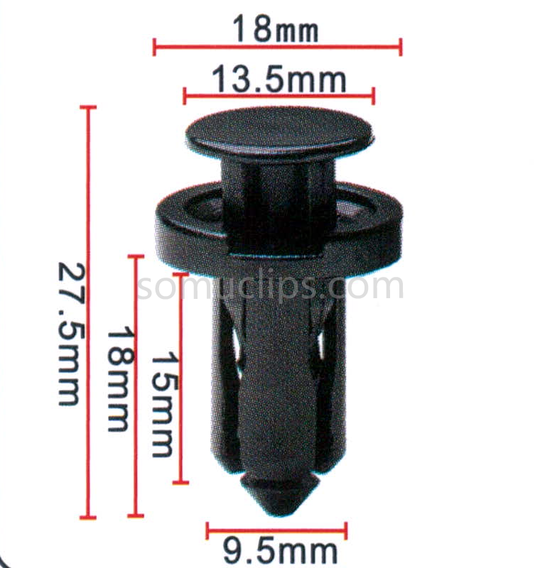 Suitable for Nissan for Subaru car bumper fastener clip