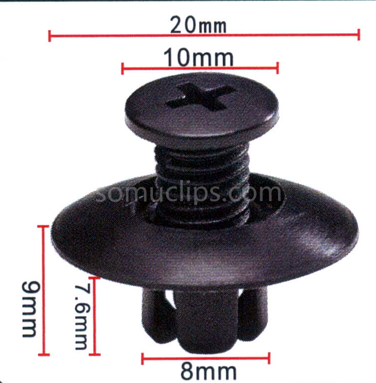 Car engine control oil tank clip for Nissan